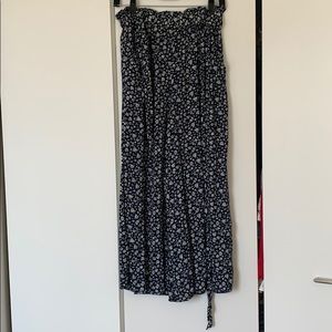 Loose-Leg American Eagle Navy Blue Pants